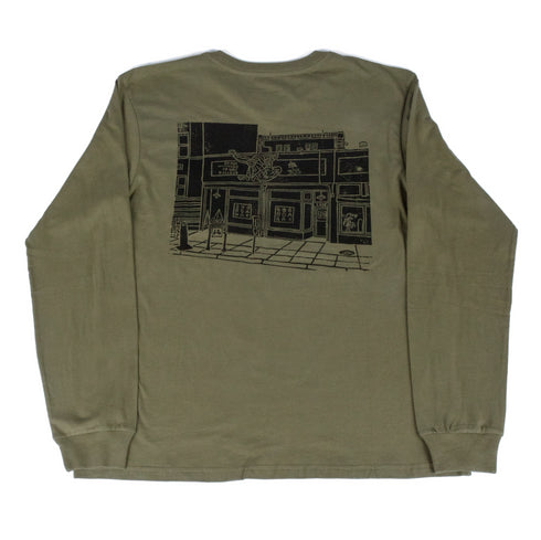 303 Boards - 303 X Jesse Clyncke Colfax Long Sleeve Pocket Shirt (Spruce)